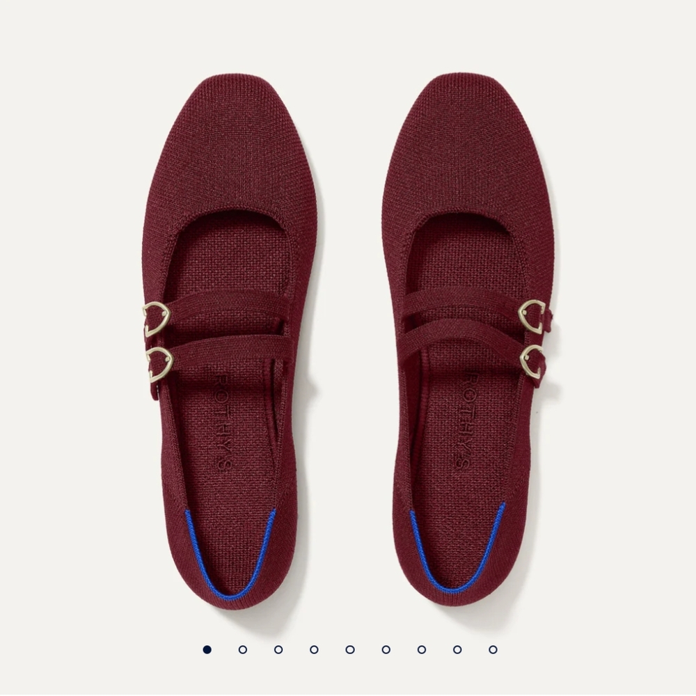 Rothy's Women's Burgundy Flats